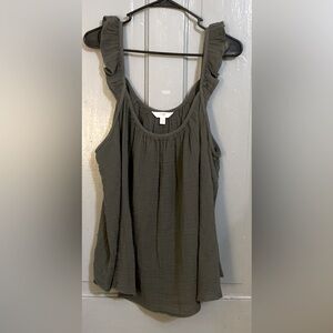 ⚜️’TERRA & SKY’ ADORABLE RUFFLED TANK⚜️